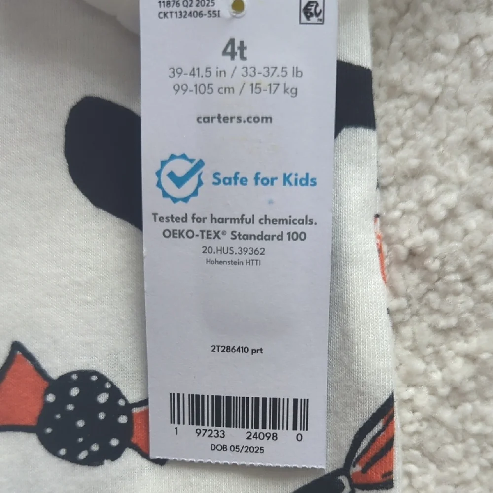 3 For $30. Carter's Halloween Footie Pajamas